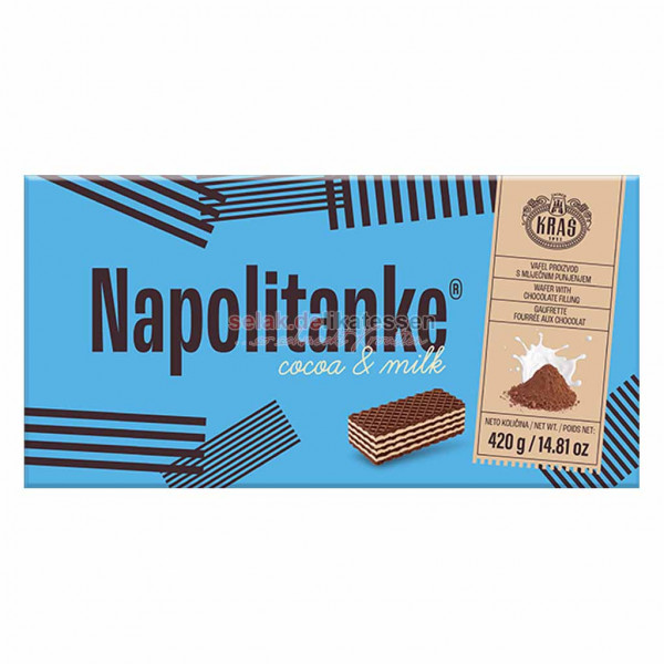 Napolitanke Cocoa & Milk Kras 420g