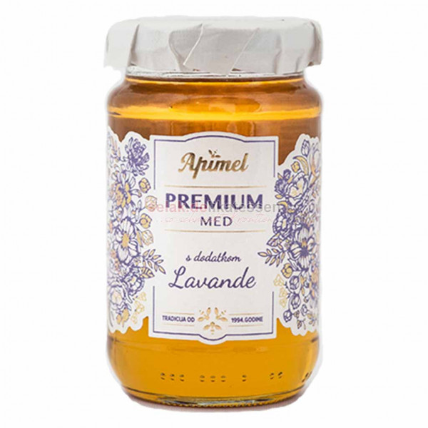 Premium Honig mit Lavendel Apimel 450g