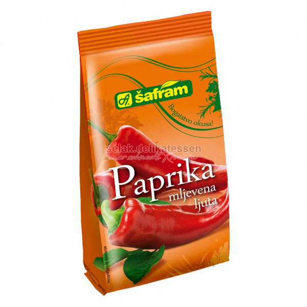 Paprika gemahlen scharf Safram 100g