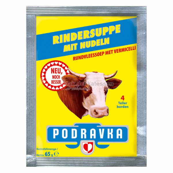 Rindersuppe mit Nudeln Podravka 65g