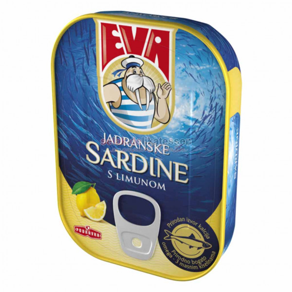 Adriatische Sardinen mit Zitrone Eva 100g