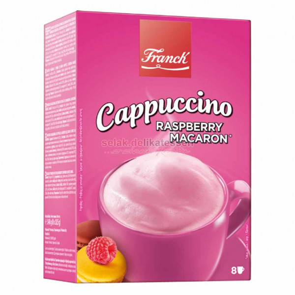 Cappuccino Raspberry Macaron Franck 148g