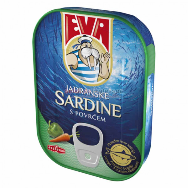Adriatische Sardinen mit Gemüse Eva 115g