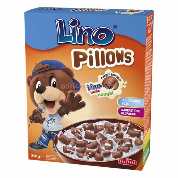 Lino Pillows Nougat Podravka 250g