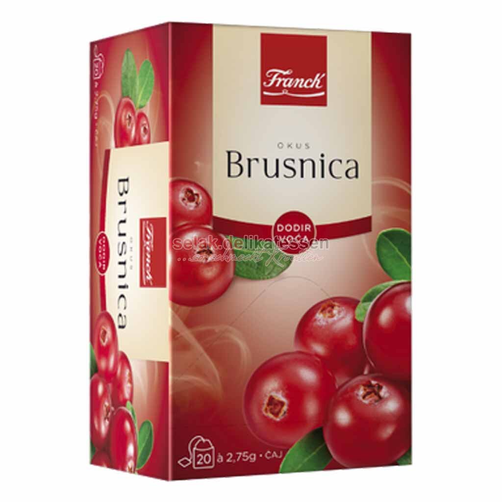 [Preiselbeeren Tee Franck 55g] Früchtetee - Selak Delikatessen | So s