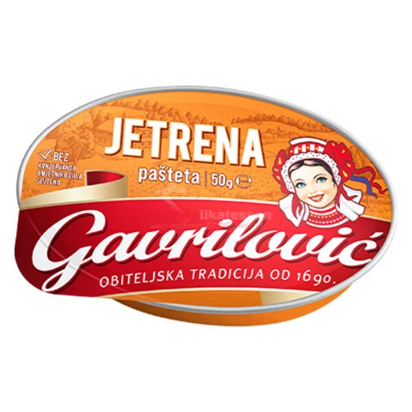 Leberpastete, jetrena pasteta Gavrilovic 50g