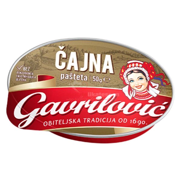 Teepastete, cajna pasteta Gavrilovic 50g