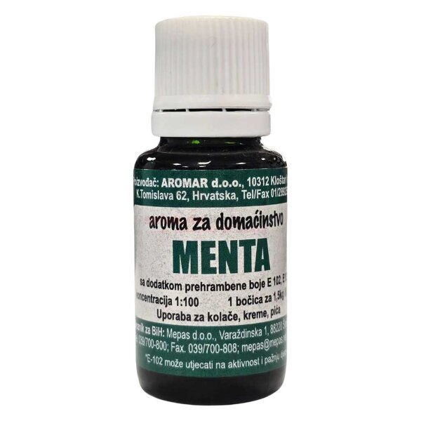 Aroma Minze, menta Aromar 15ml