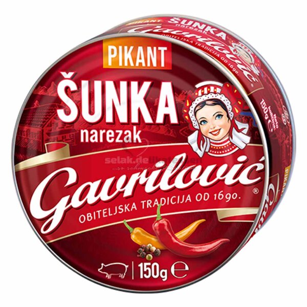 Schinken Aufschnitt, govedji narezak pikant Gavrilovic 150g