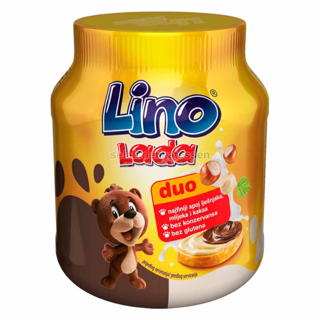 [Lino Lada Duo 750g] Brotaufstrich von Podravka - Selak Delikatessen