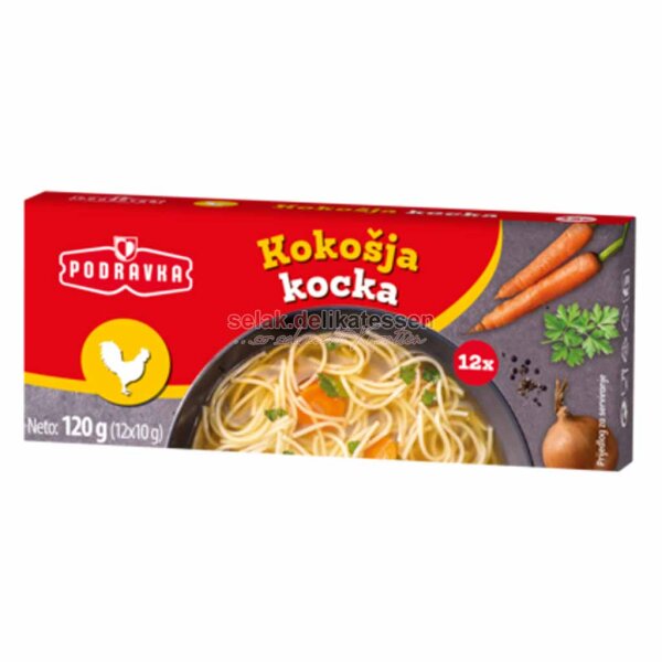 Hühnerbrühwürfel Podravka 120g