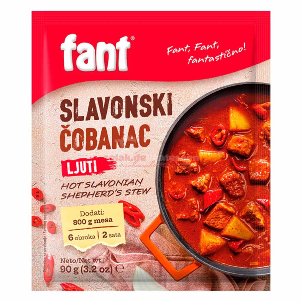 [Slavonski cobanac scharf] Würzmischung von Podravka - Selak Delikate