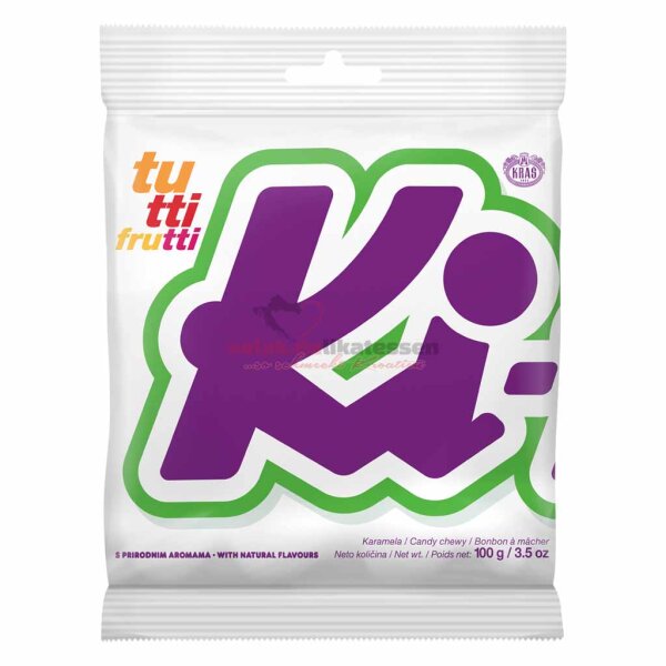 Ki-Ki tutti frutti Kras 100g