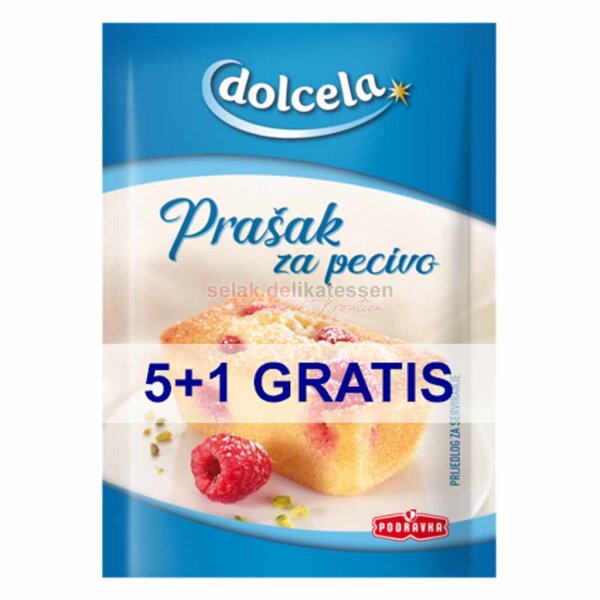 Backpulver Dolcela 5+1 gratis 72g