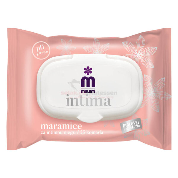 Melem Intima Feuchtetücher, maramice 25 Stück