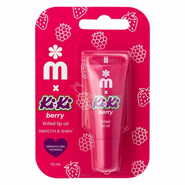 Melem Kiki Lip Oil, Erdbeere & Himbeere, jagoda & malina 10ml
