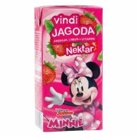 Vindi Erdbeere, jagoda Nektar Minnie Maus 0,2l