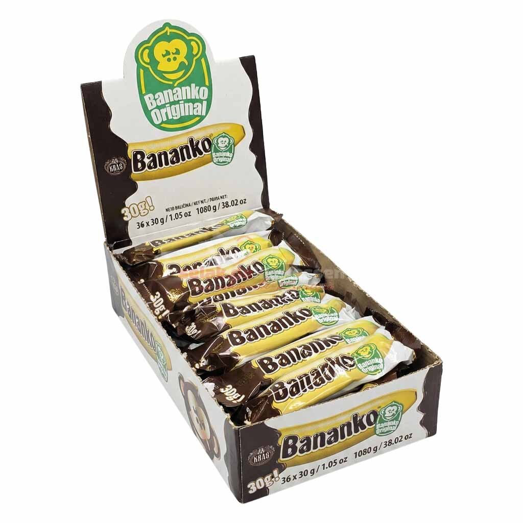 Kraš Bananko Original – 36er Display Karton (1080g) - Selak Delikates