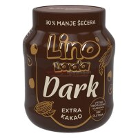 Lino Lada Dark (Dunkle Kakaocreme), Brotaufstrich mit 30%...